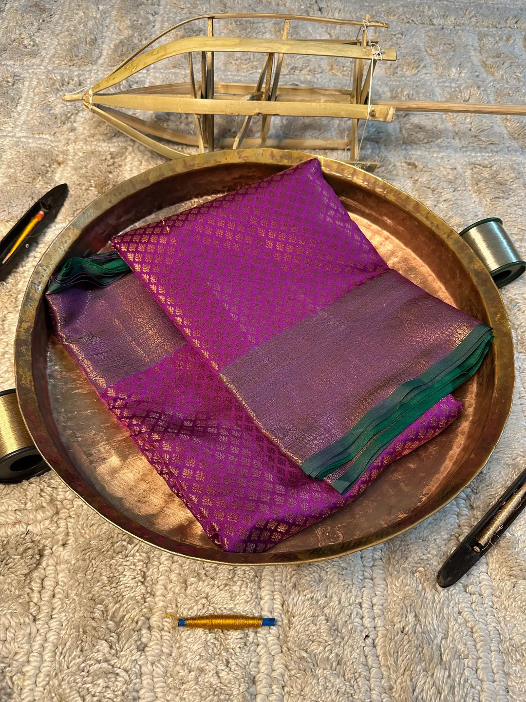 Eccentric Zari Weave Softsilk Banarasi Saree