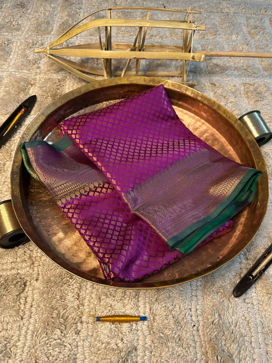 Eccentric Zari Weave Softsilk Banarasi Saree
