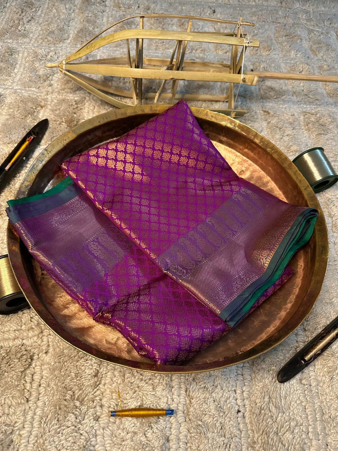Eccentric Zari Weave Softsilk Banarasi Saree