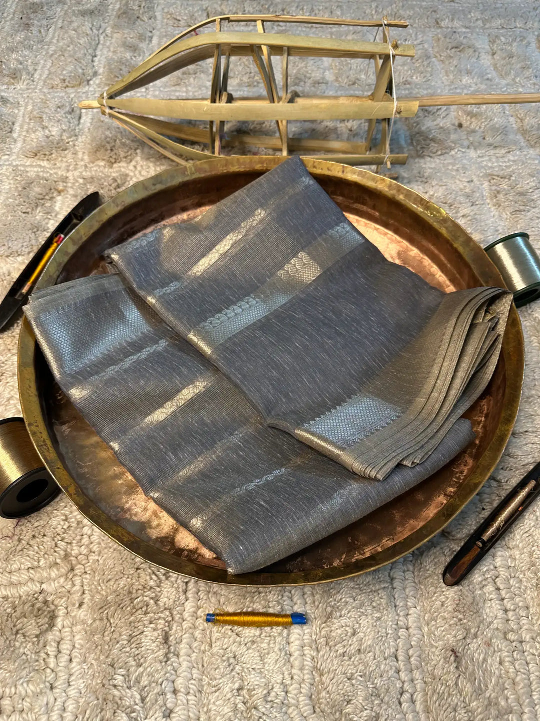 Eccentric Zari Weave Softsilk Banarasi Saree