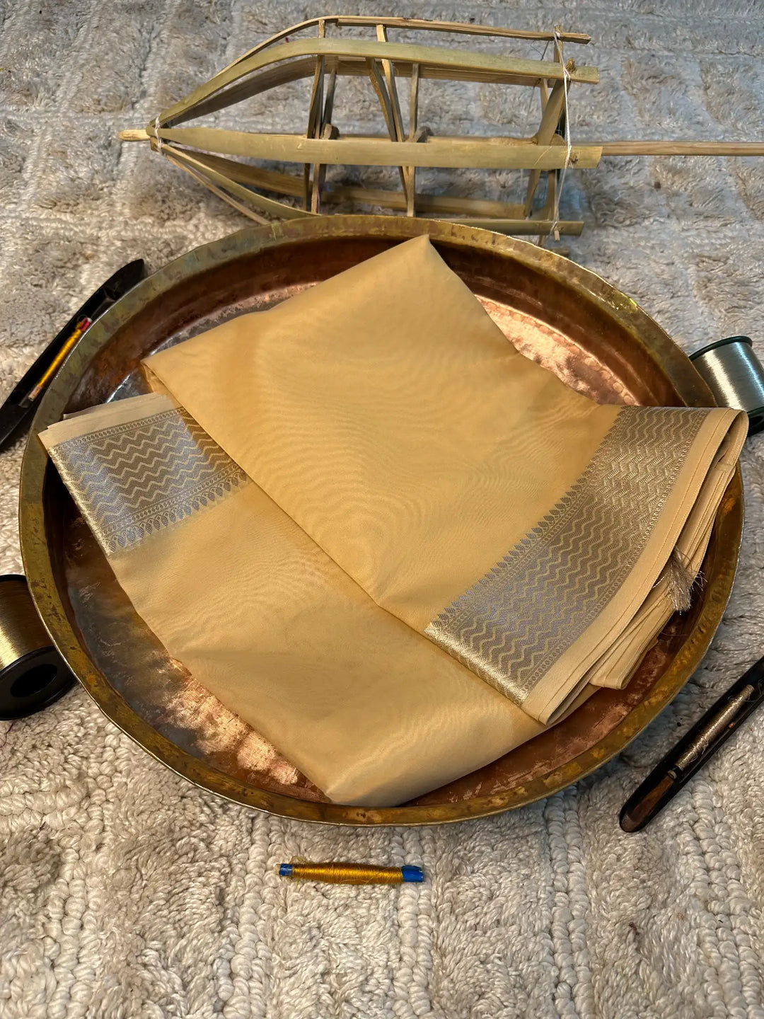 Eccentric Zari Weave Softsilk Banarasi Saree