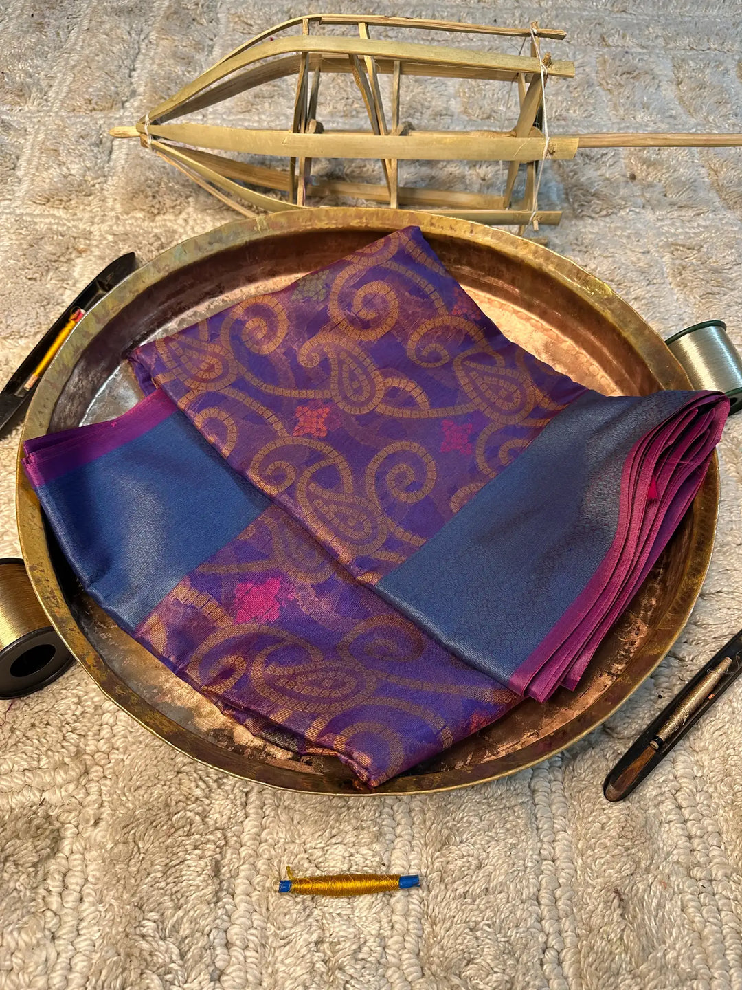 Eccentric Zari Weave Softsilk Banarasi Saree