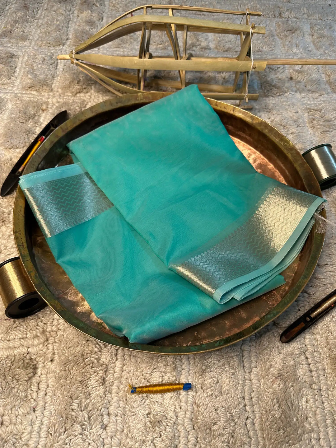 Eccentric Zari Weave Softsilk Banarasi Saree