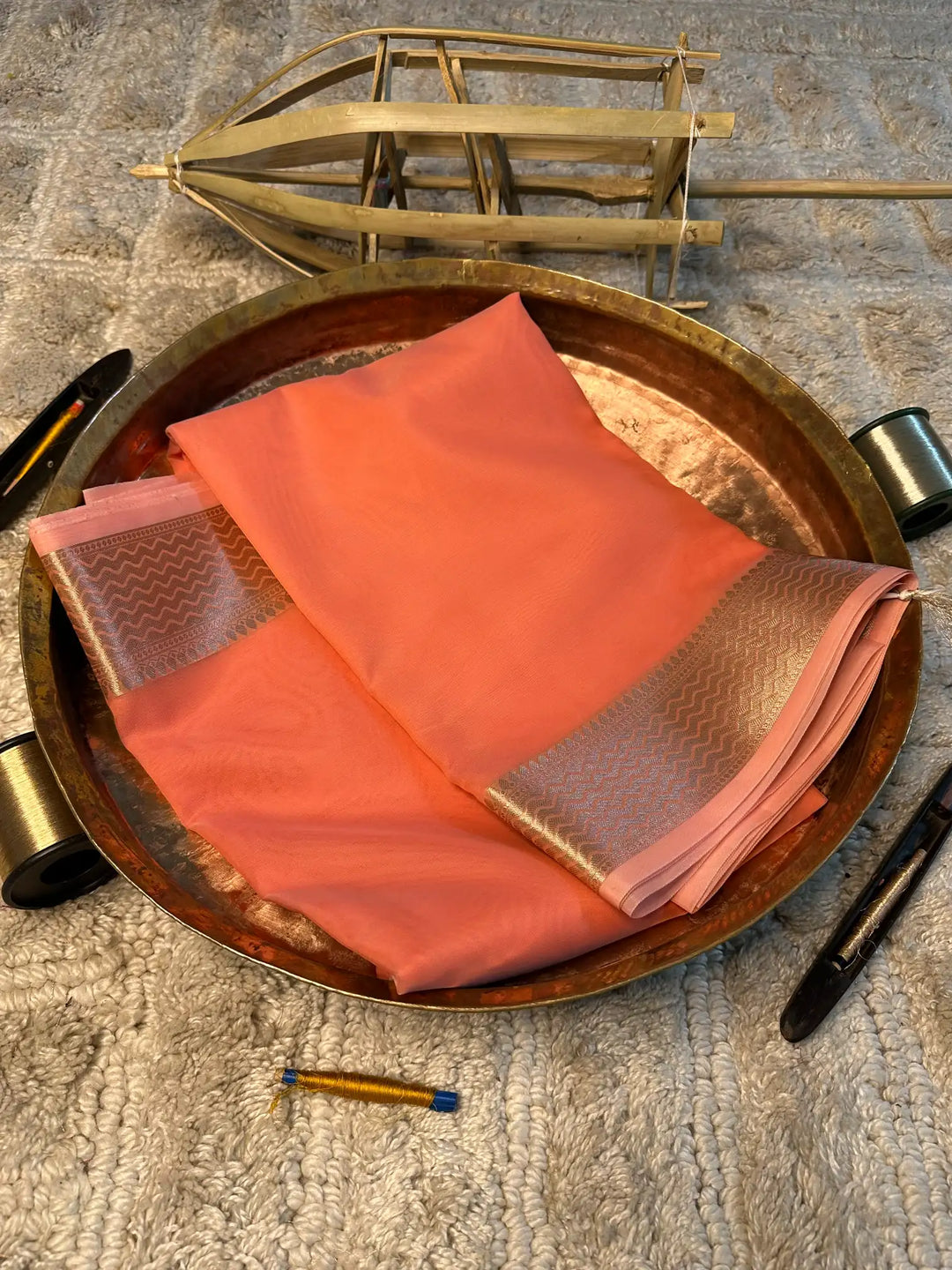 Eccentric Zari Weave Softsilk Banarasi Saree