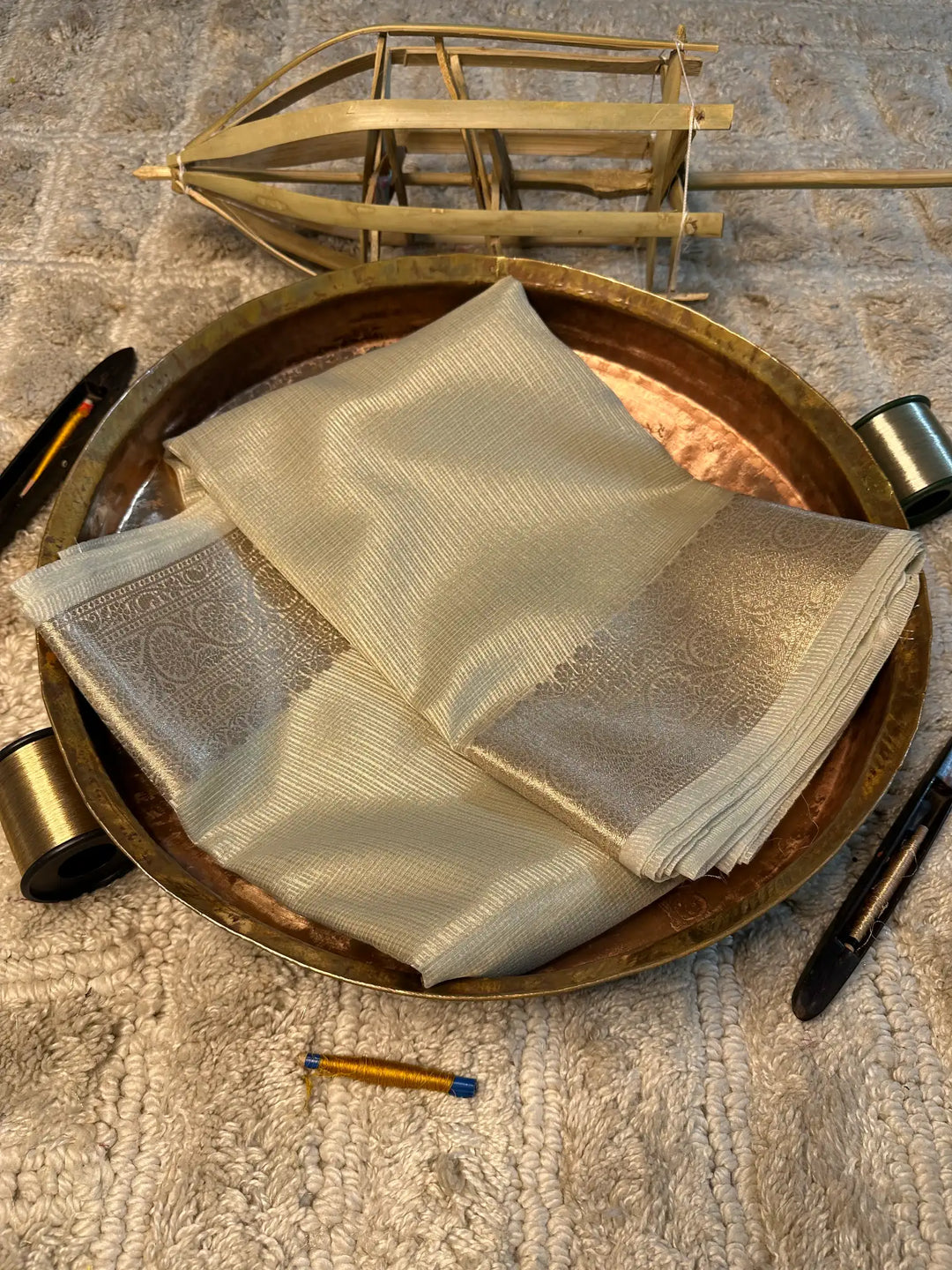 Eccentric Zari Weave Softsilk Banarasi Saree