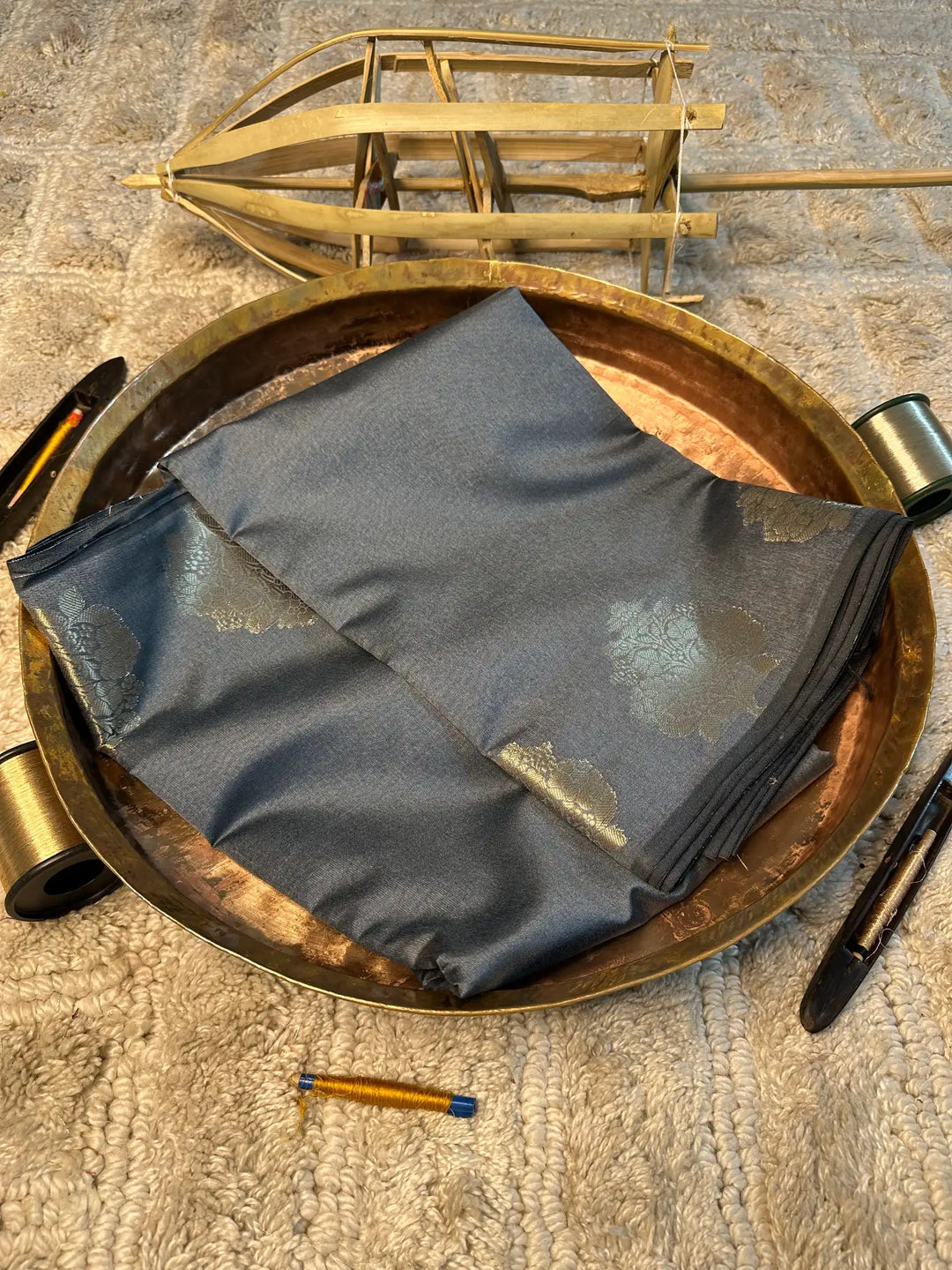 Eccentric Zari Weave Softsilk Banarasi Saree