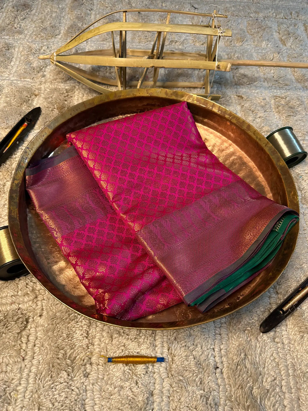 Eccentric Zari Weave Softsilk Banarasi Saree