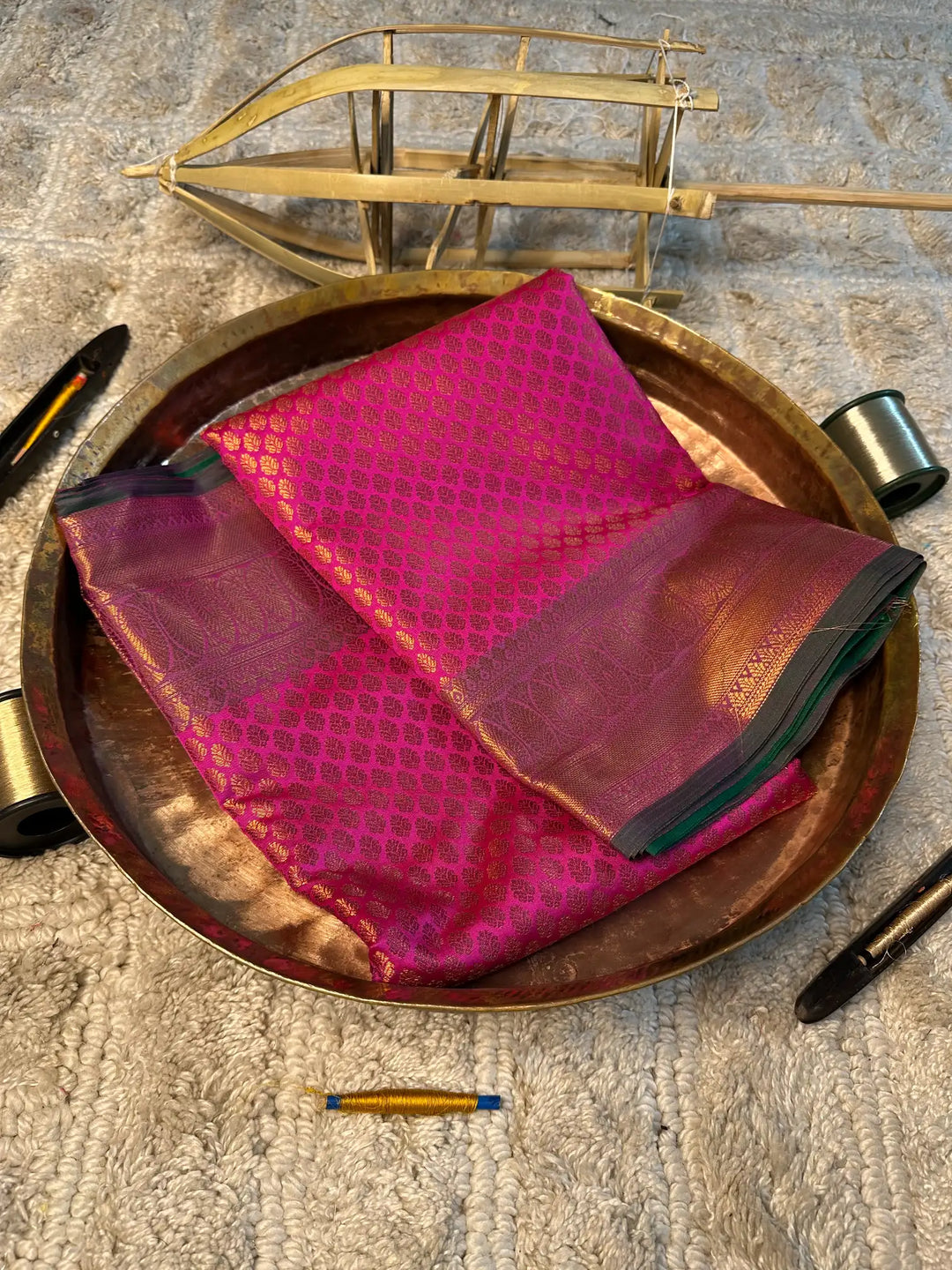 Eccentric Zari Weave Softsilk Banarasi Saree