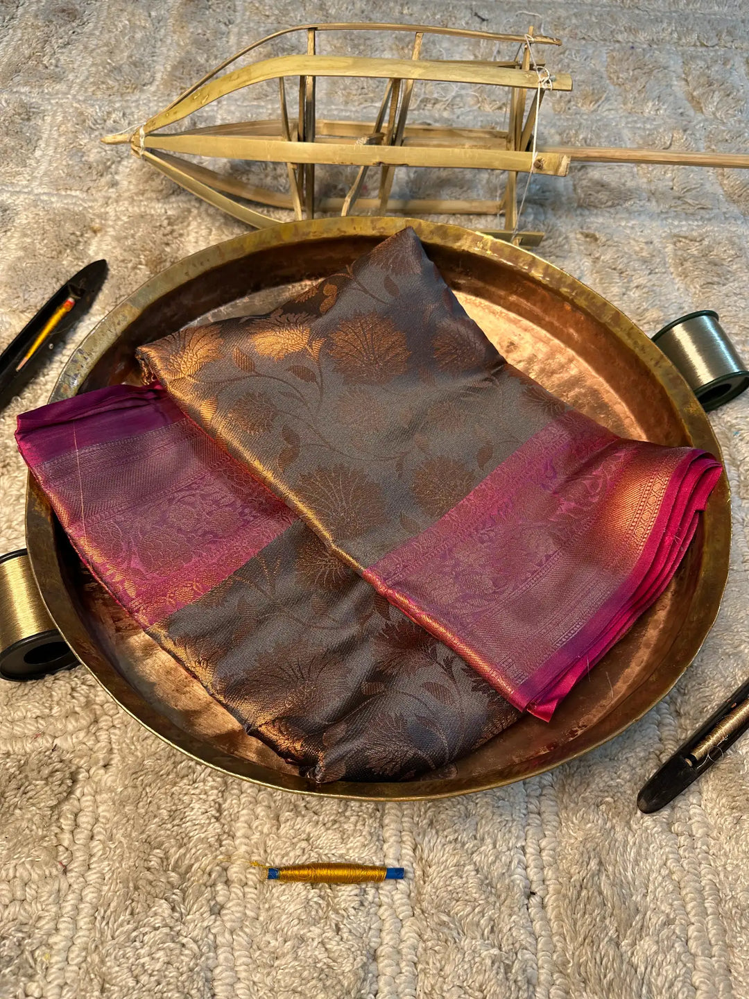 Eccentric Zari Weave Softsilk Banarasi Saree