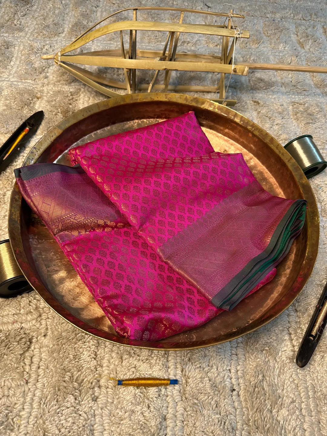 Eccentric Zari Weave Softsilk Banarasi Saree