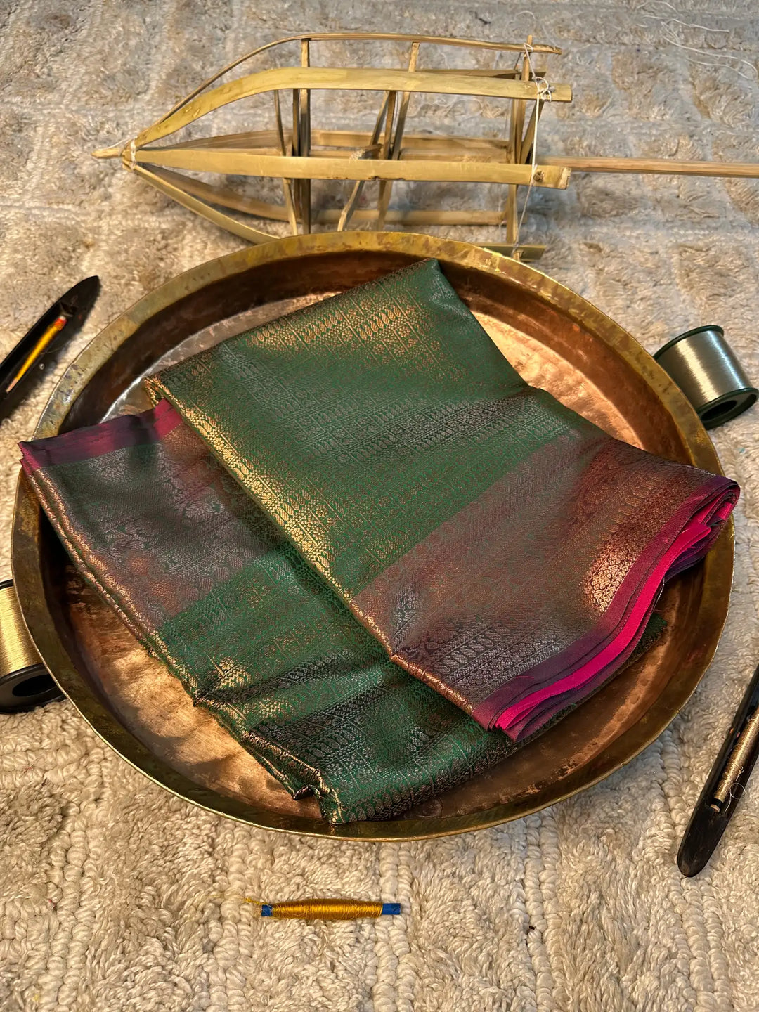 Eccentric Zari Weave Softsilk Banarasi Saree