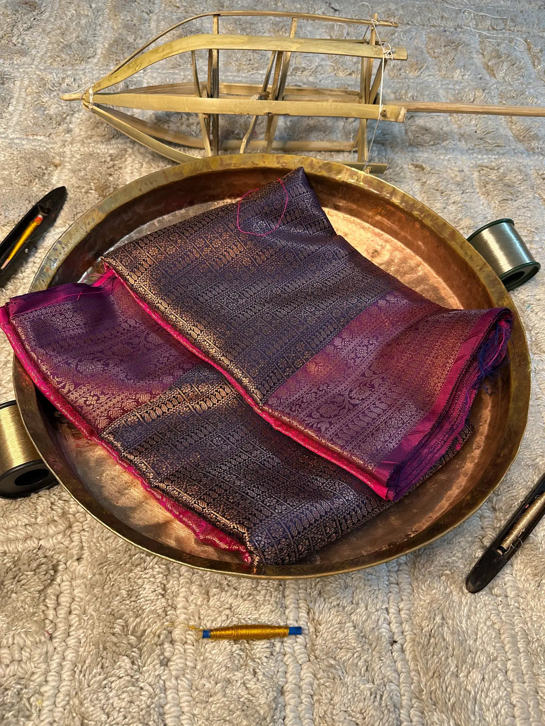 Eccentric Zari Weave Softsilk Banarasi Saree