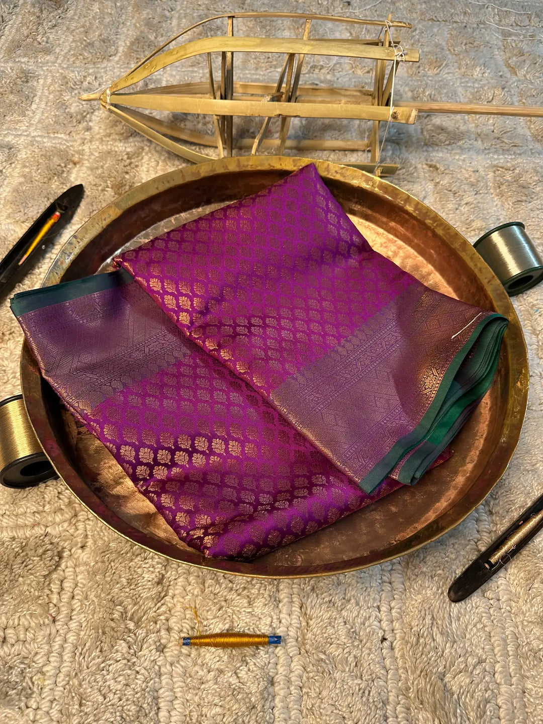 Eccentric Zari Weave Softsilk Banarasi Saree