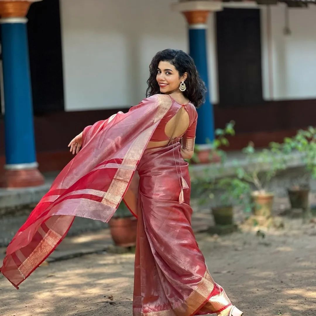 Beautiful Colour Tissue Silk Saree