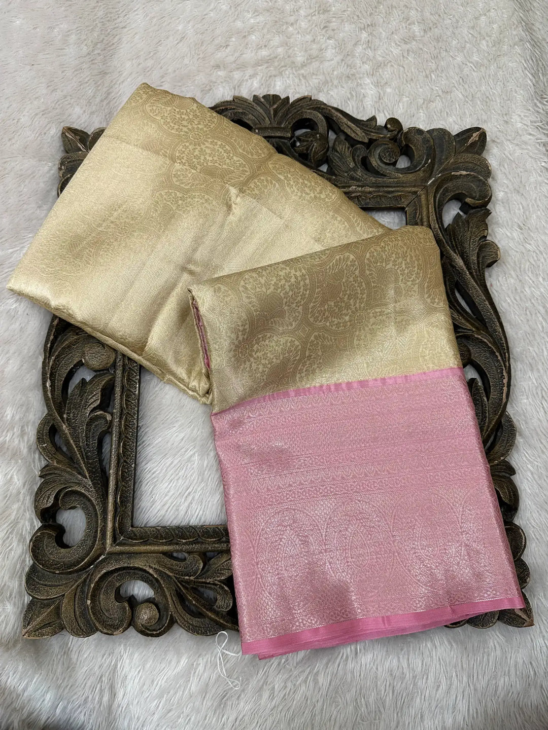 Contemporary Weave Kora Tissue Silk Banarasi Saree