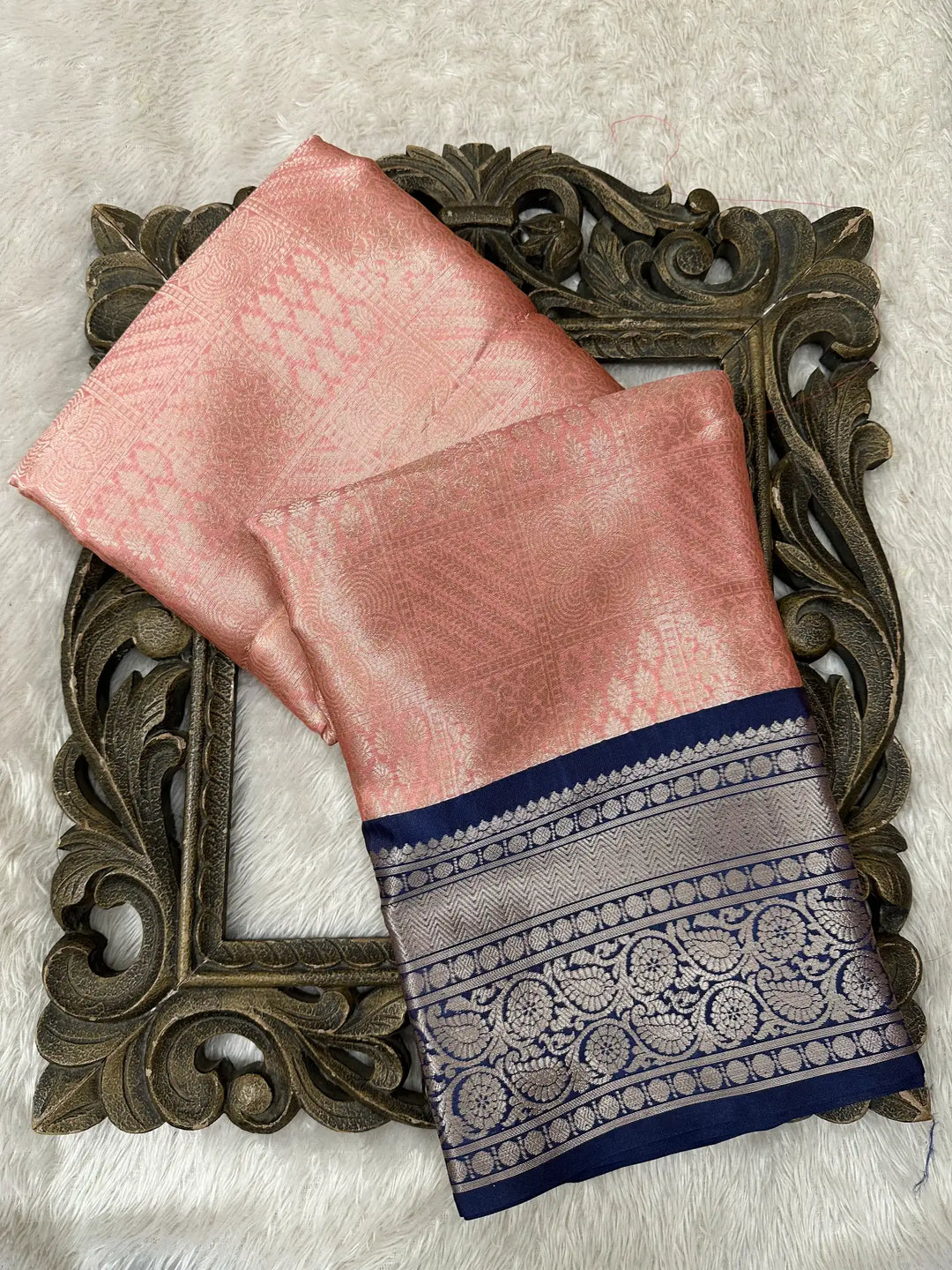 Contemporary Weave Kora Tissue Silk Banarasi Saree