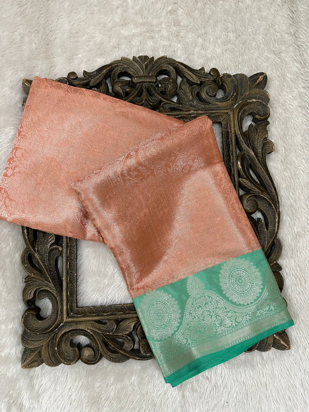 Contemporary Weave Kora Tissue Silk Banarasi Saree