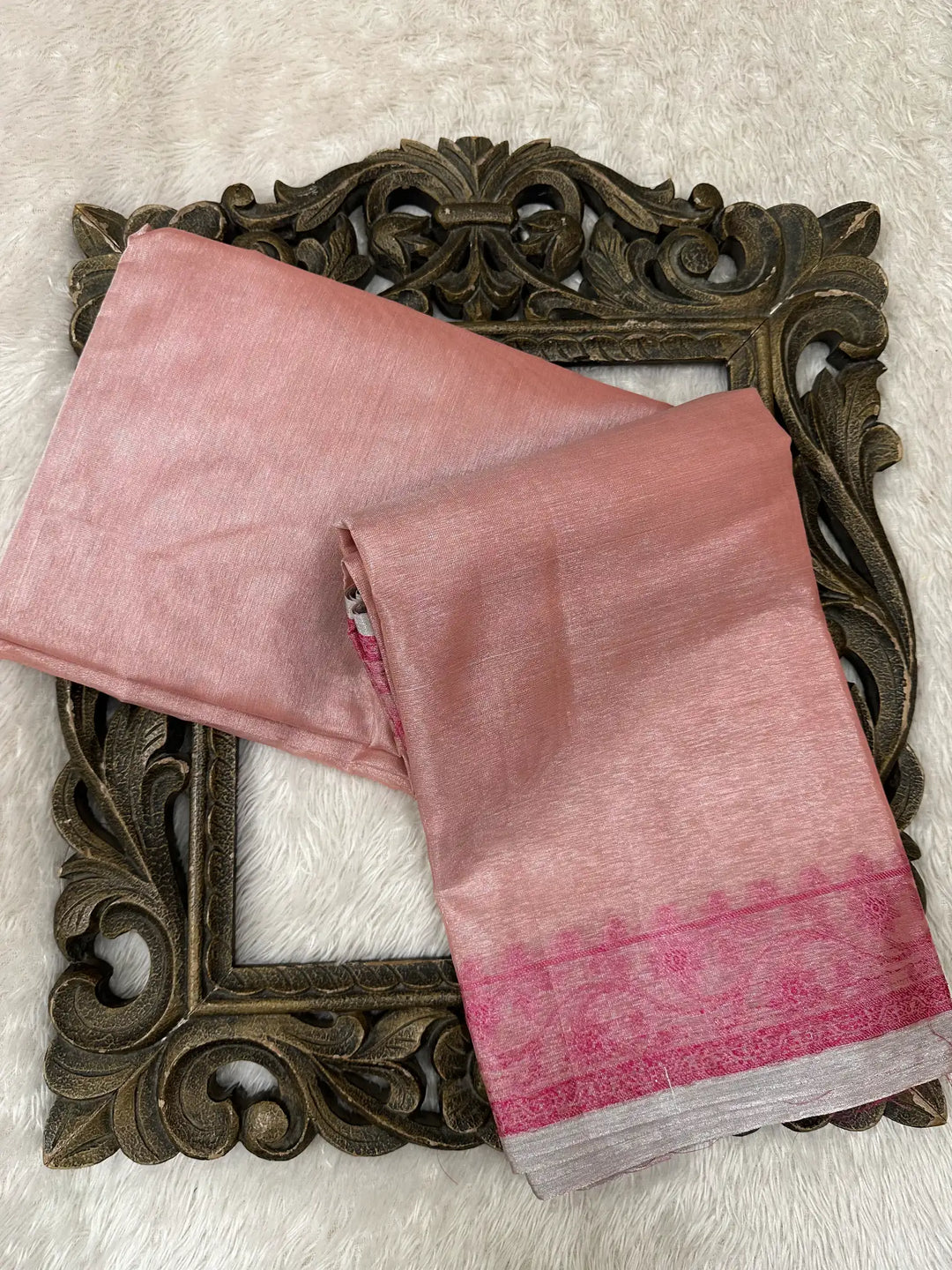 Contemporary Weave Kora Tissue Silk Banarasi Saree