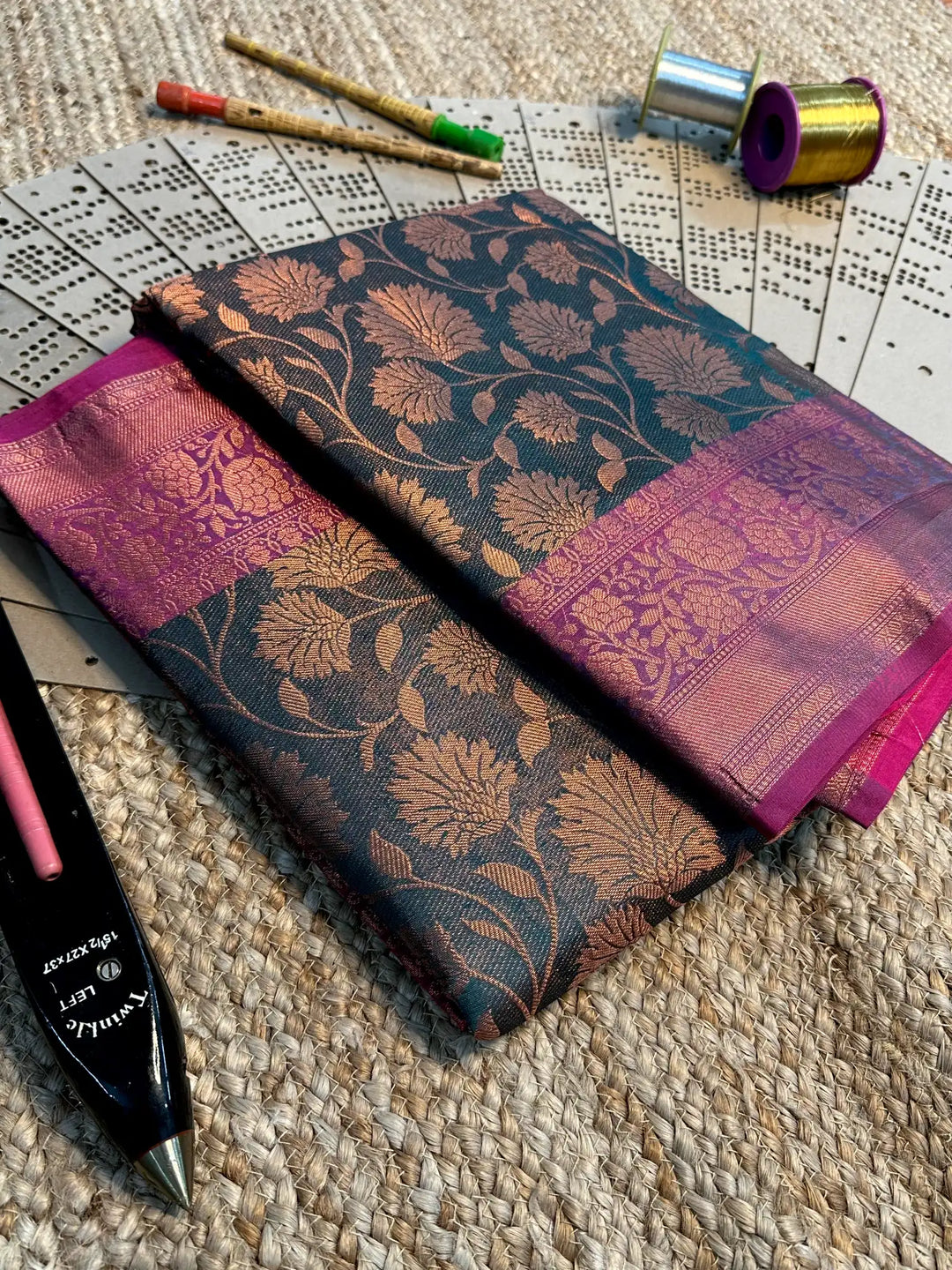 Contemporary Weave Softsilk Heritage Banarasi Saree
