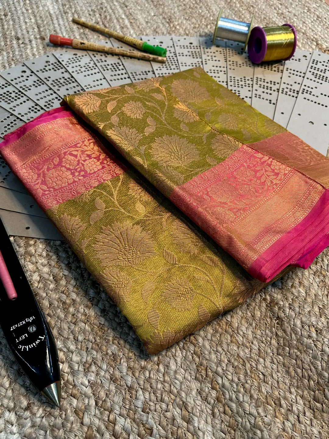 Contemporary Weave Softsilk Heritage Banarasi Saree