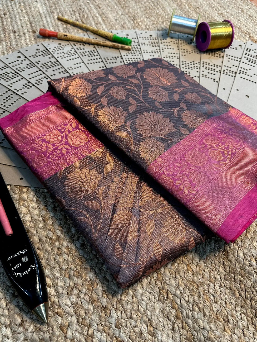 Contemporary Weave Softsilk Heritage Banarasi Saree