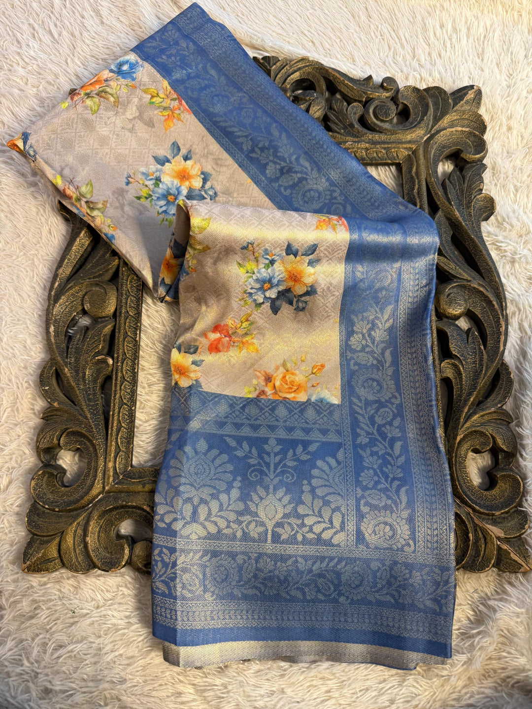 Latest Softsilk Exclusive Banarasi Saree