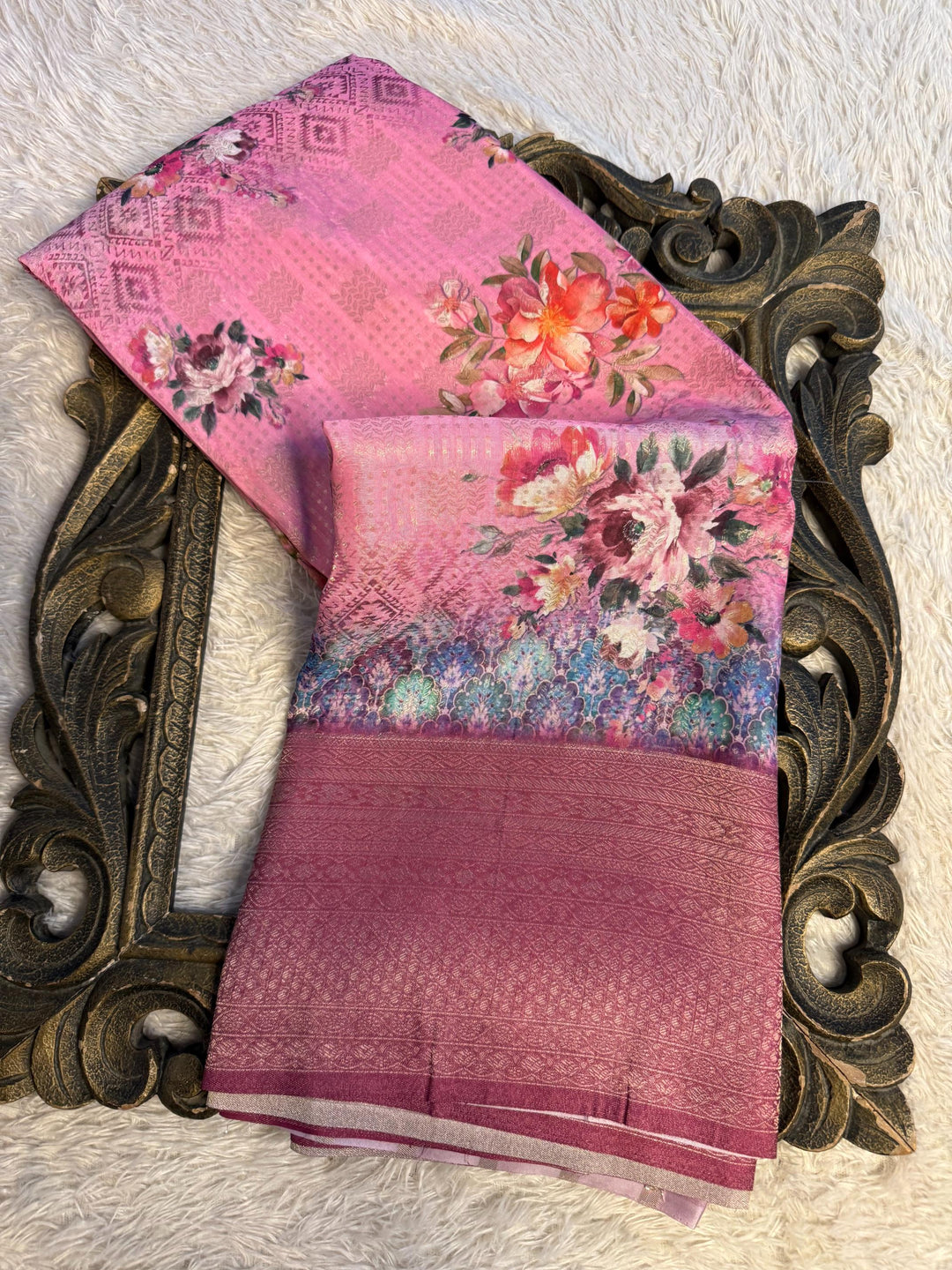 Latest Softsilk Exclusive Banarasi Saree