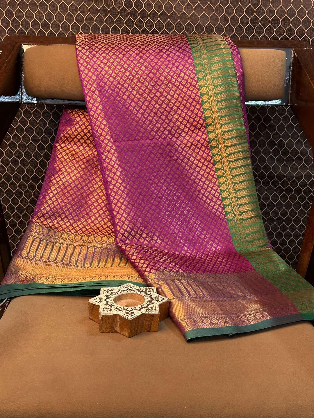 Handpicked Softsilk Heritage Banarasi Saree