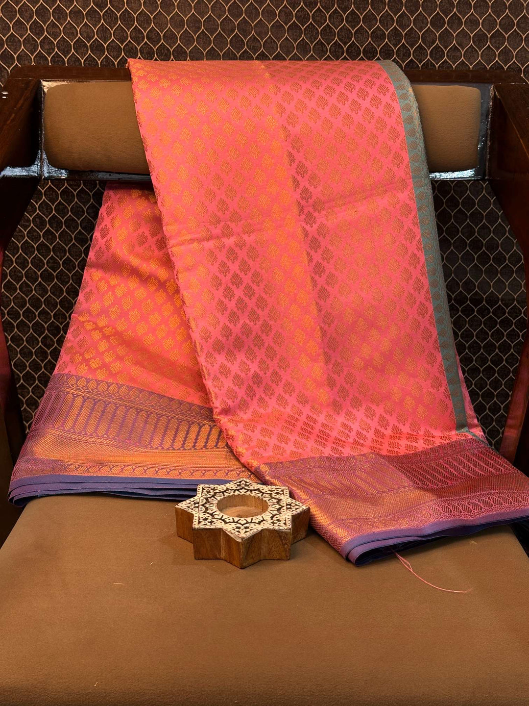 Eccentric zari weave Softsilk Heritage Banarasi saree