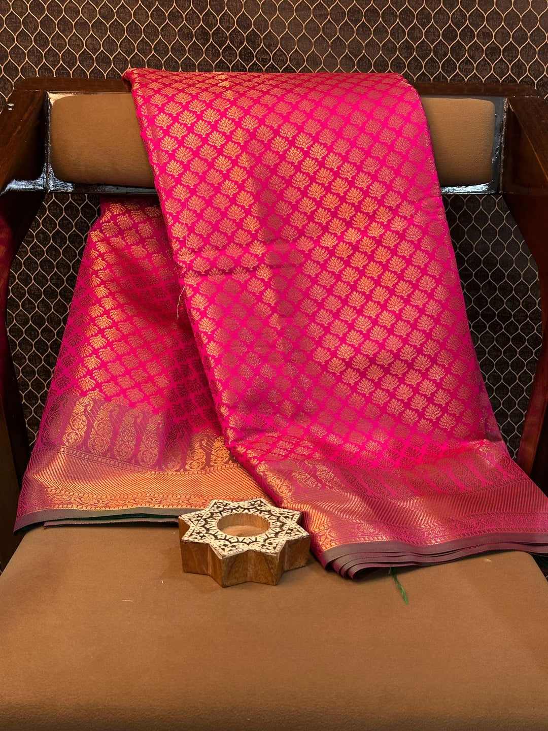 Eccentric zari weave Softsilk Heritage Banarasi saree