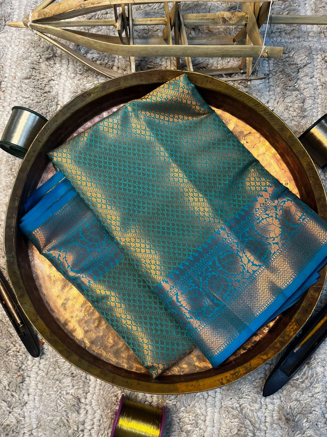 Eccentric zari weave Softsilk Banarasi saree