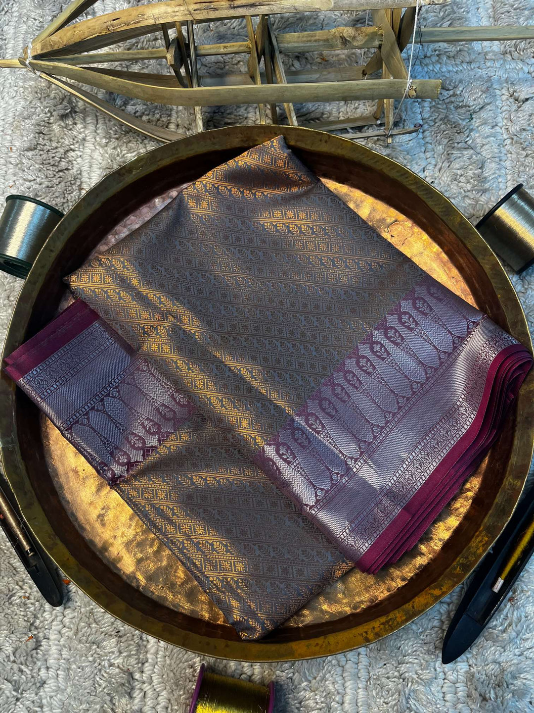 Eccentric zari weave Softsilk Banarasi saree