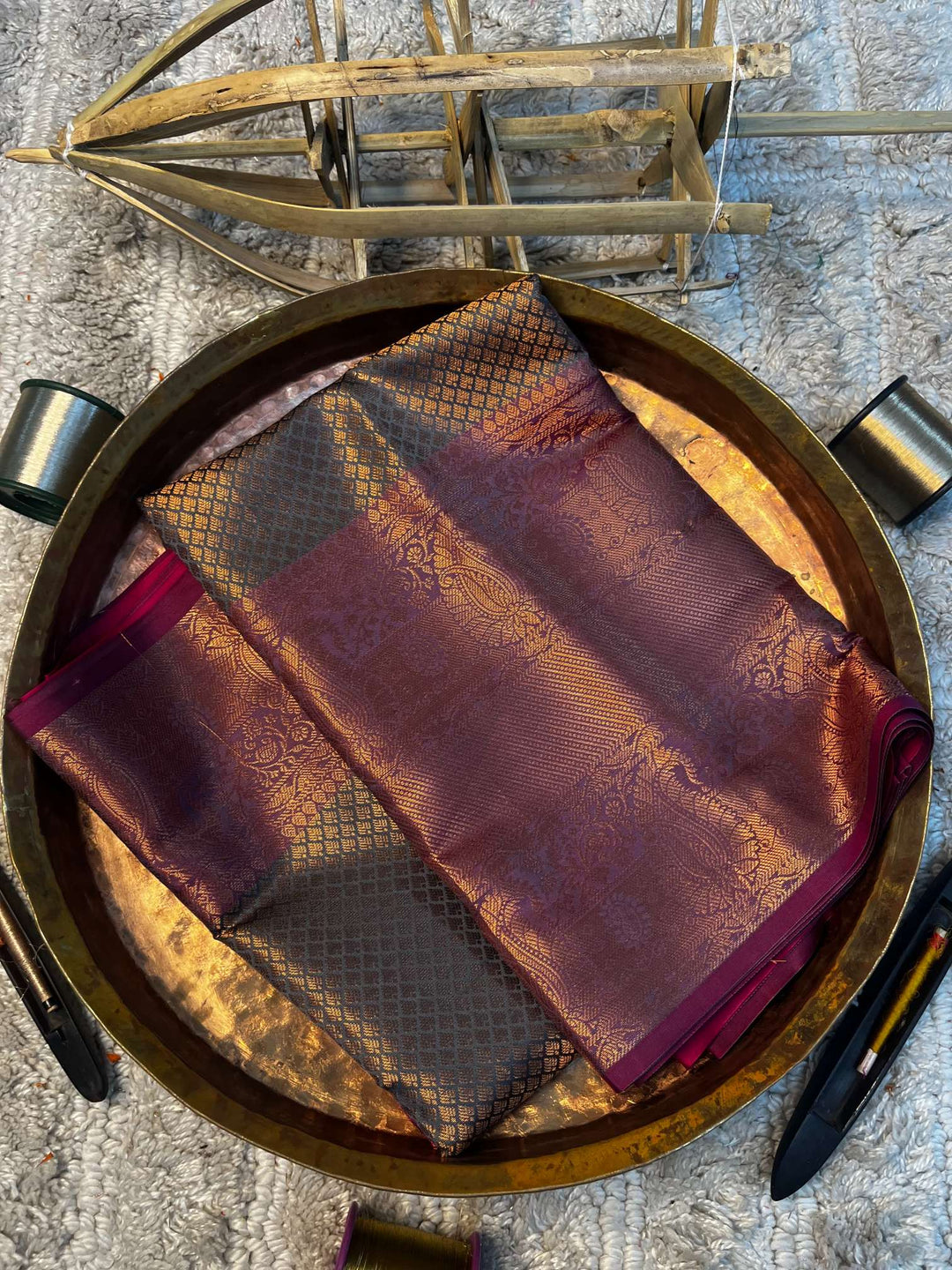 Eccentric zari weave Softsilk Banarasi saree