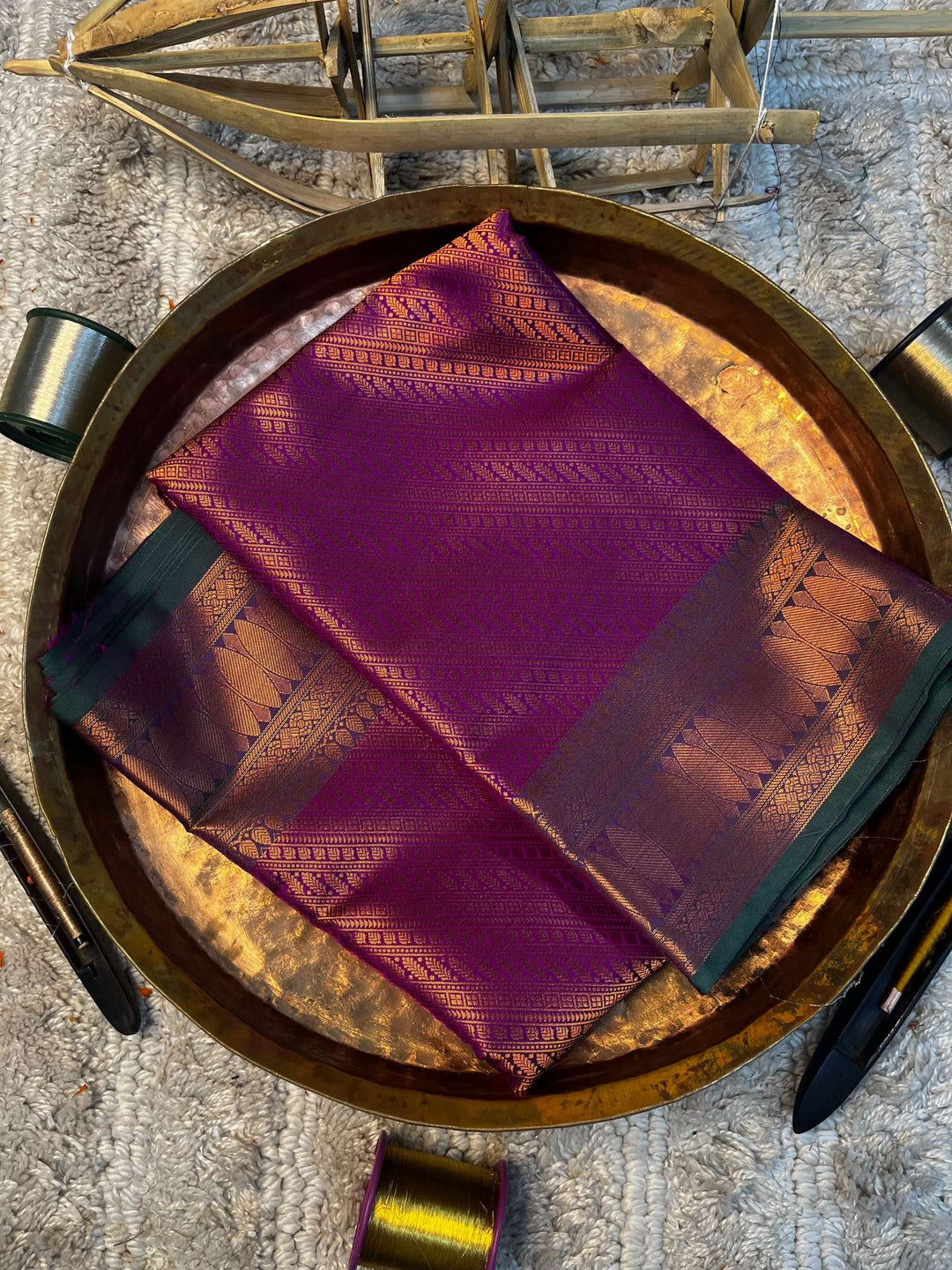 Eccentric zari weave Softsilk Banarasi saree