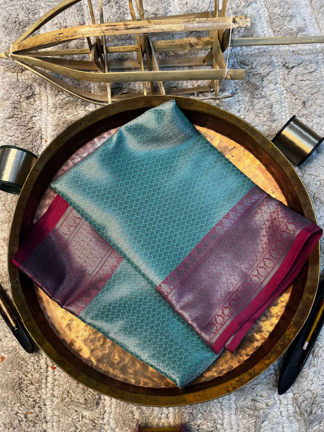 Eccentric zari weave Softsilk Banarasi saree