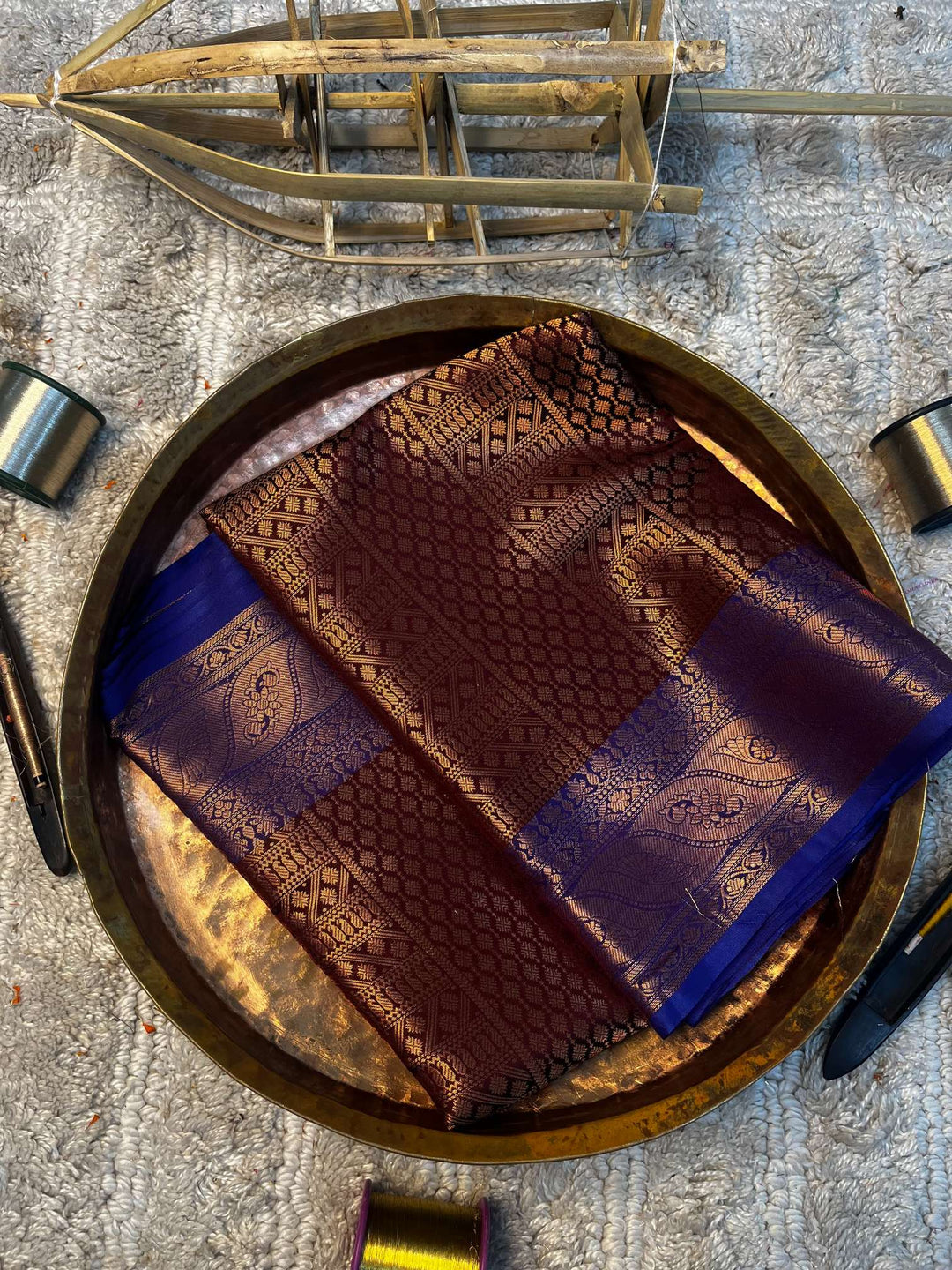 Eccentric zari weave Softsilk Banarasi saree