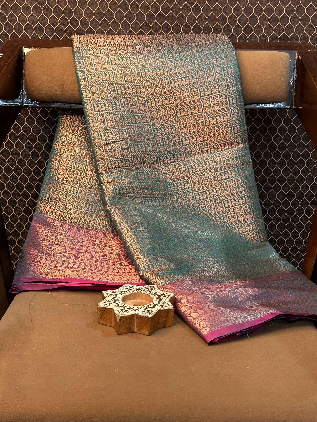 Eccentric zari weave Softsilk Banarasi saree