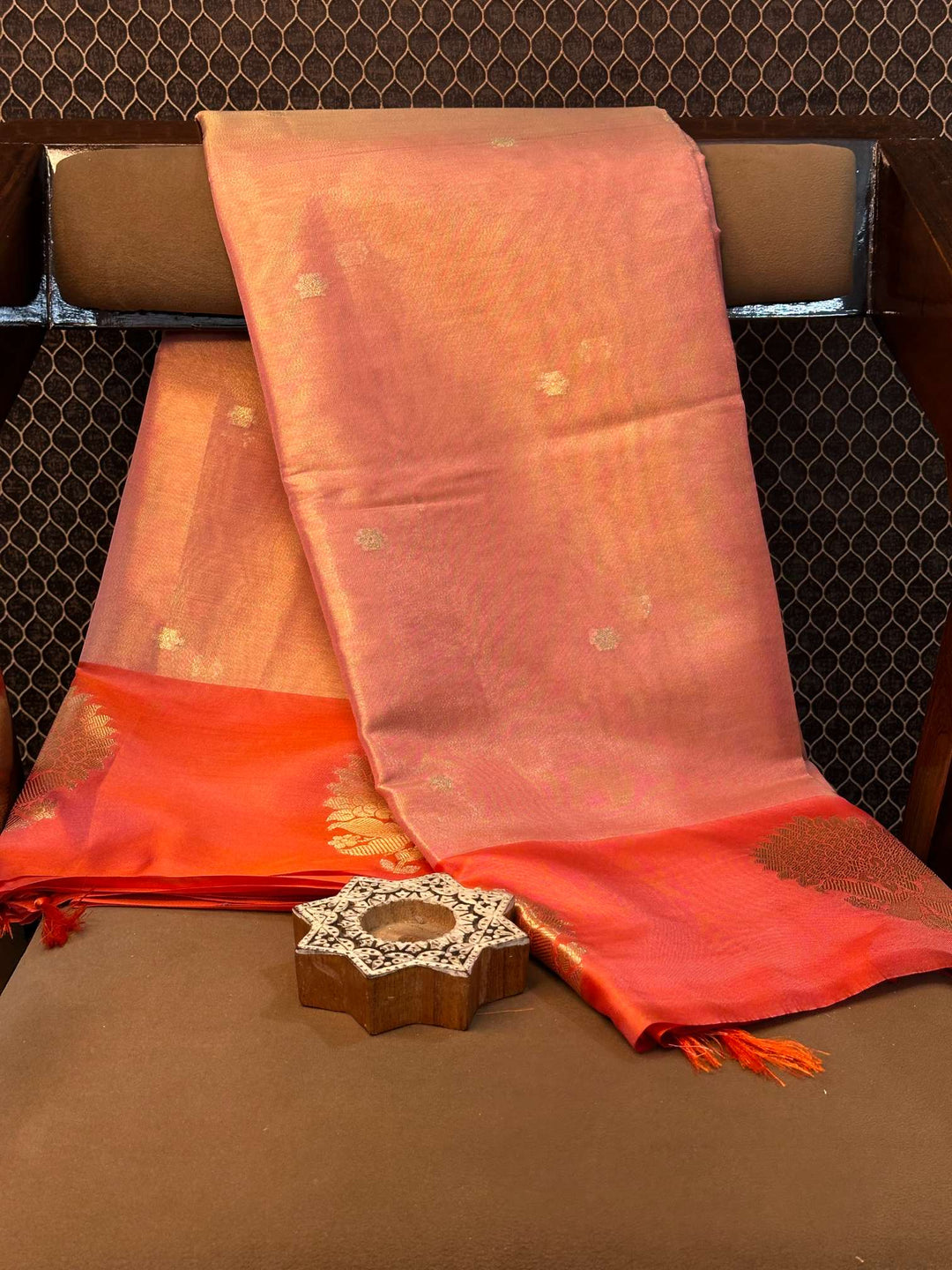 Eccentric zari weave Softsilk Banarasi saree
