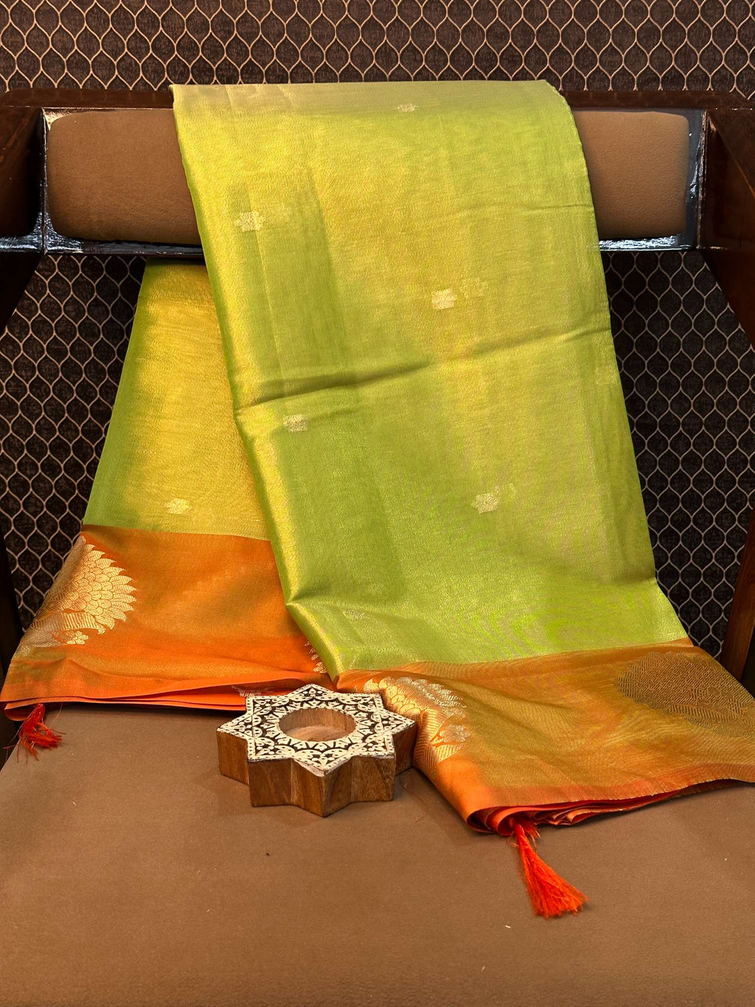 Eccentric zari weave Softsilk Banarasi saree