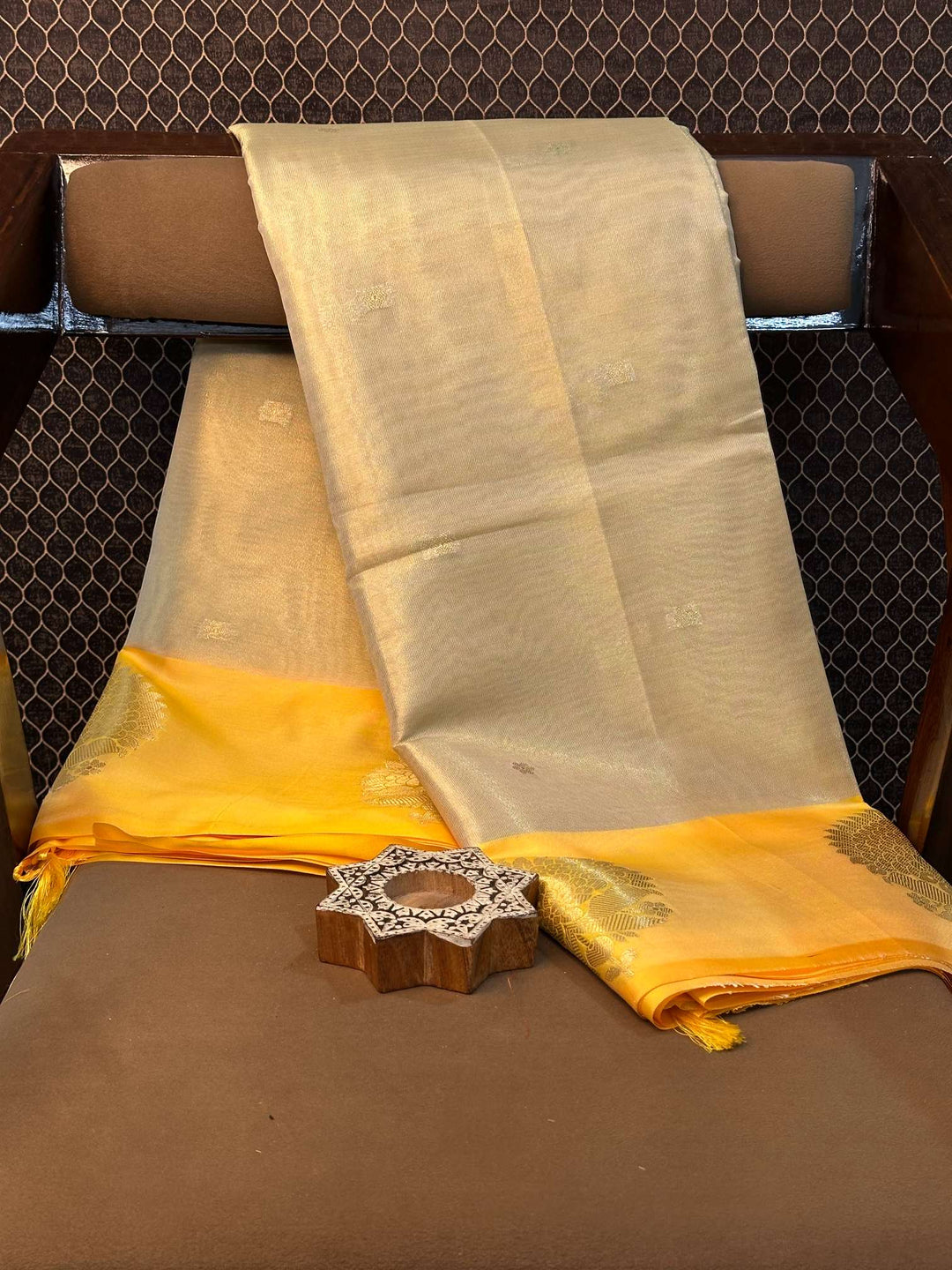 Eccentric zari weave Softsilk Banarasi saree