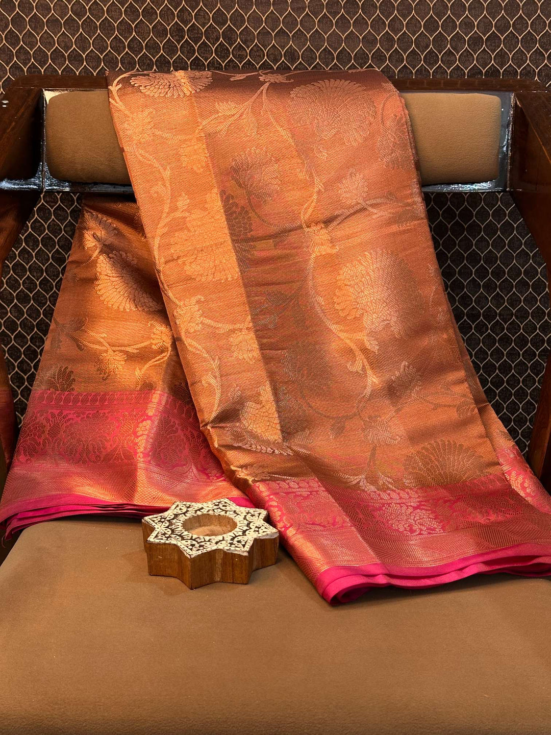 Eccentric zari weave Softsilk Banarasi saree