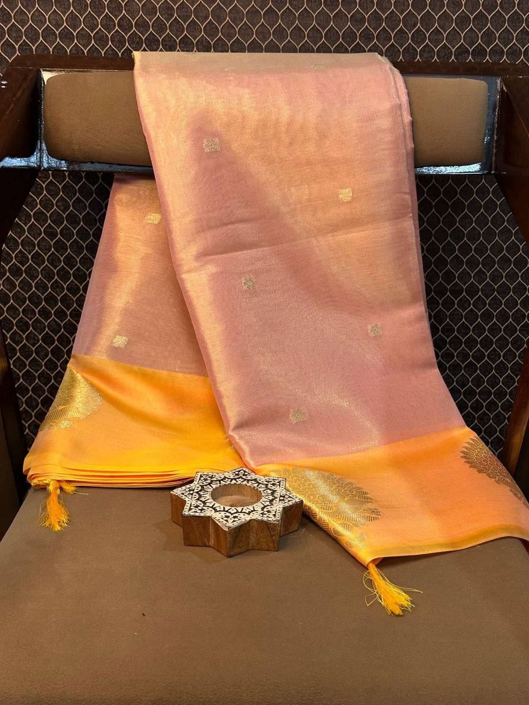 Eccentric zari weave Softsilk Banarasi saree