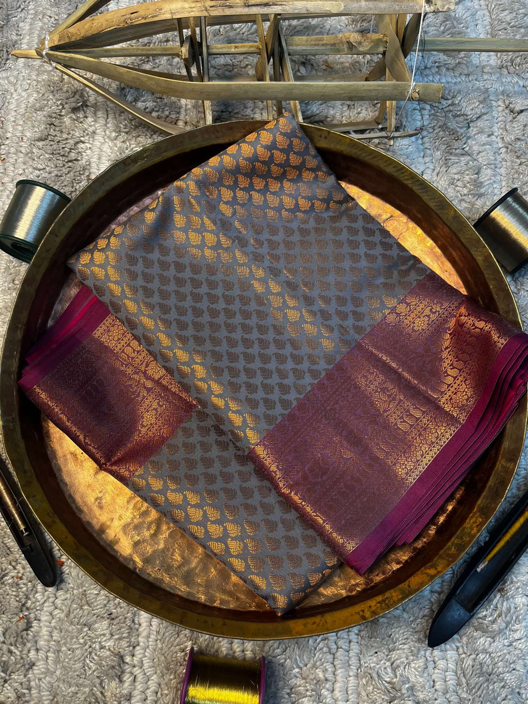 Eccentric zari weave Softsilk Heritage Banarasi saree