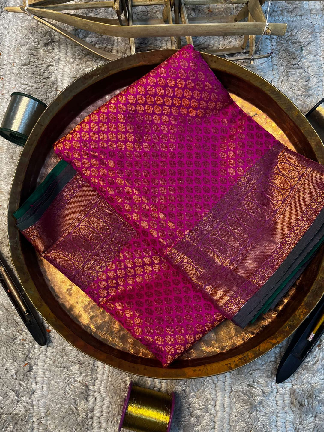 Eccentric zari weave Softsilk Heritage Banarasi saree