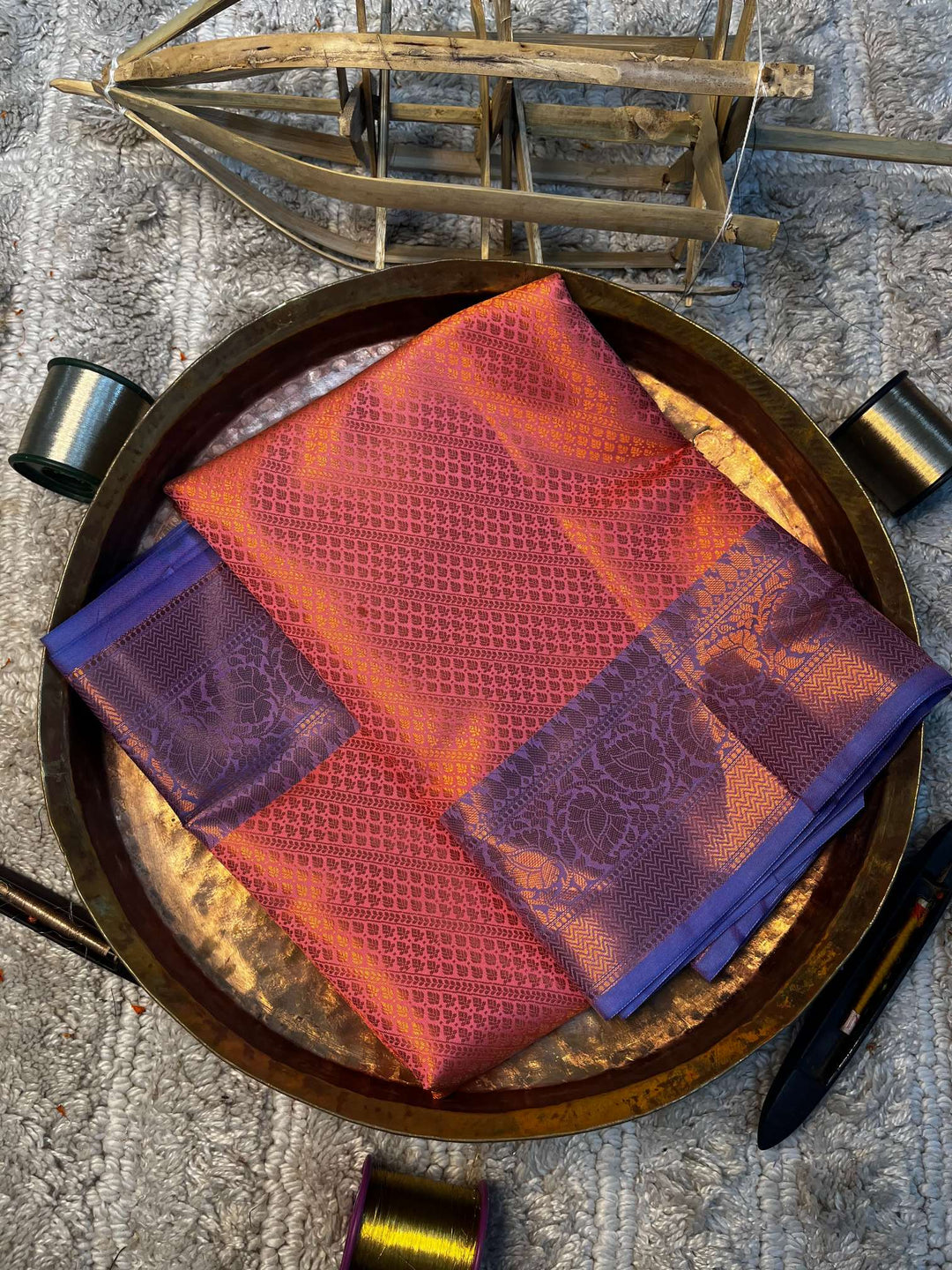 Eccentric zari weave Softsilk Heritage Banarasi saree